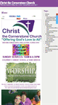 Mobile Screenshot of christcornerstone.com